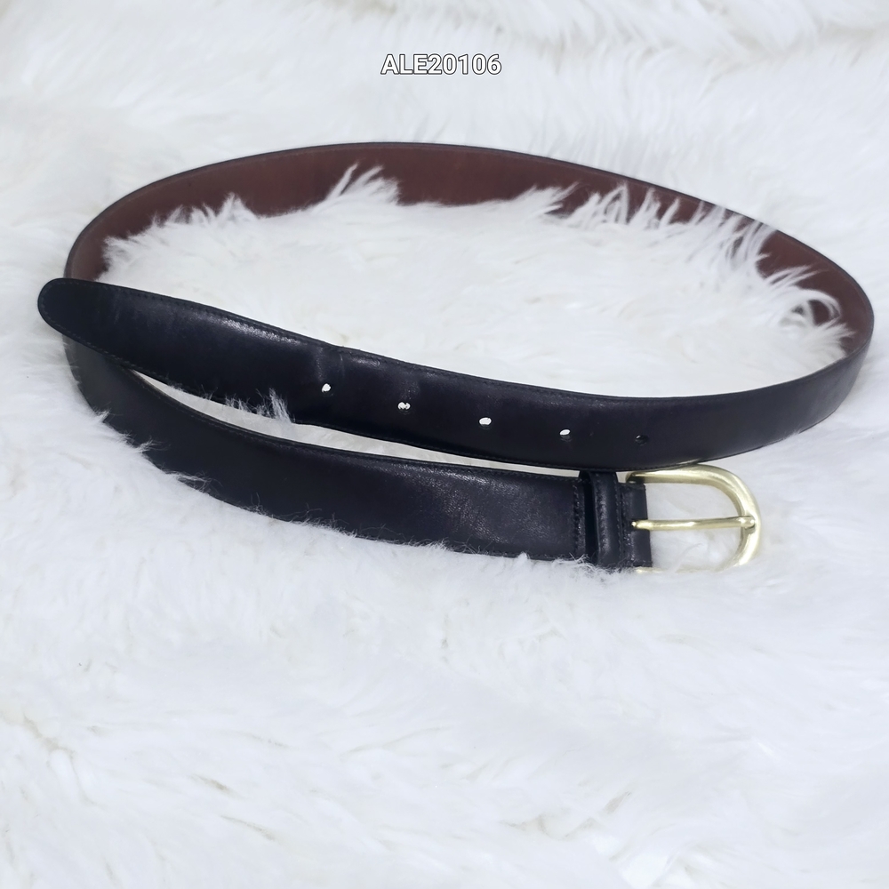Burberrys Vintage Brown Leather Belt Unisex Size 34 - Picture 9 of 11